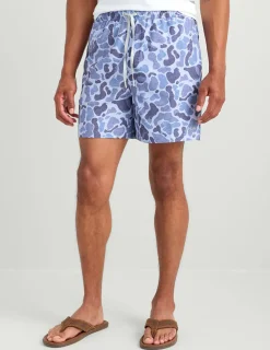 Huk Gear Swim-KC Pursuit Volley Swim Short KC Water Camo