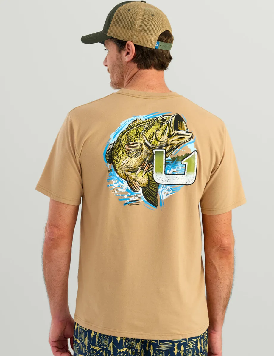 Huk Gear T-Shirts-KC Sketch Series Tee Marl
