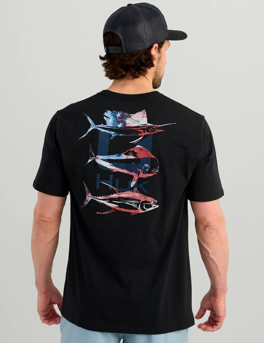 Huk Gear T-Shirts-KC Southern Slam Tee Black