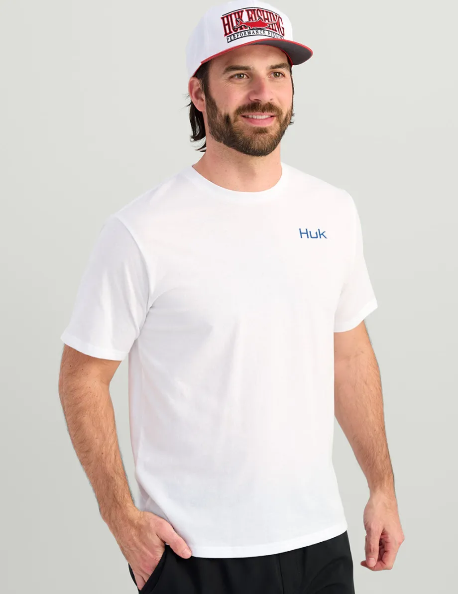 Huk Gear T-Shirts-KC Southern Slam Tee White