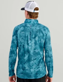 Huk Gear Performance Tops-KC Subphantis 1/4 Zip KC Subphantis Flow