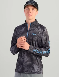 Huk Gear Performance Tops-KC Subphantis 1/4 Zip KC Subphantis Night Vision