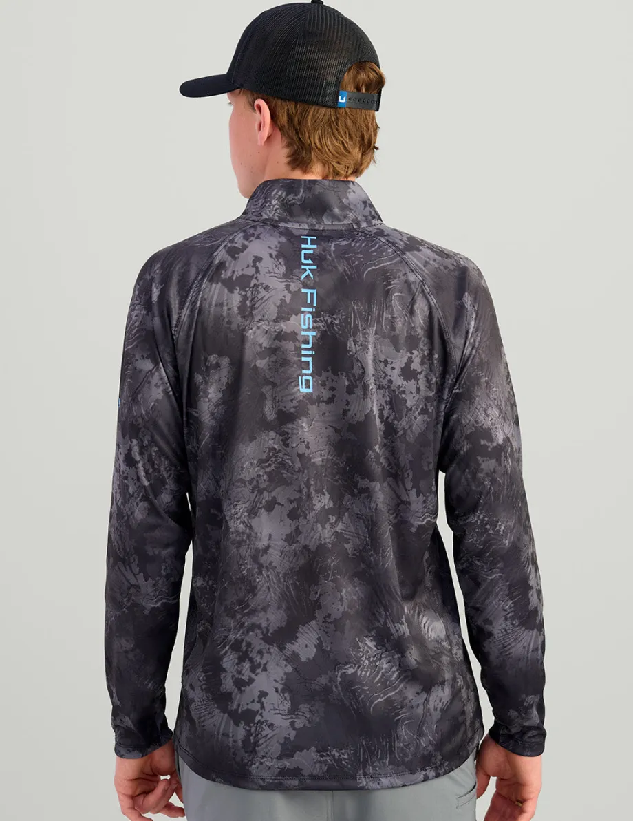 Huk Gear Performance Tops-KC Subphantis 1/4 Zip KC Subphantis Night Vision