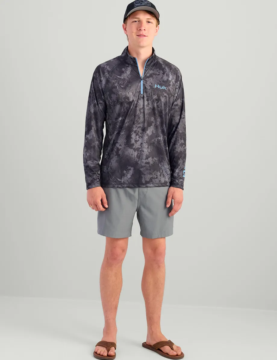 Huk Gear Performance Tops-KC Subphantis 1/4 Zip KC Subphantis Night Vision