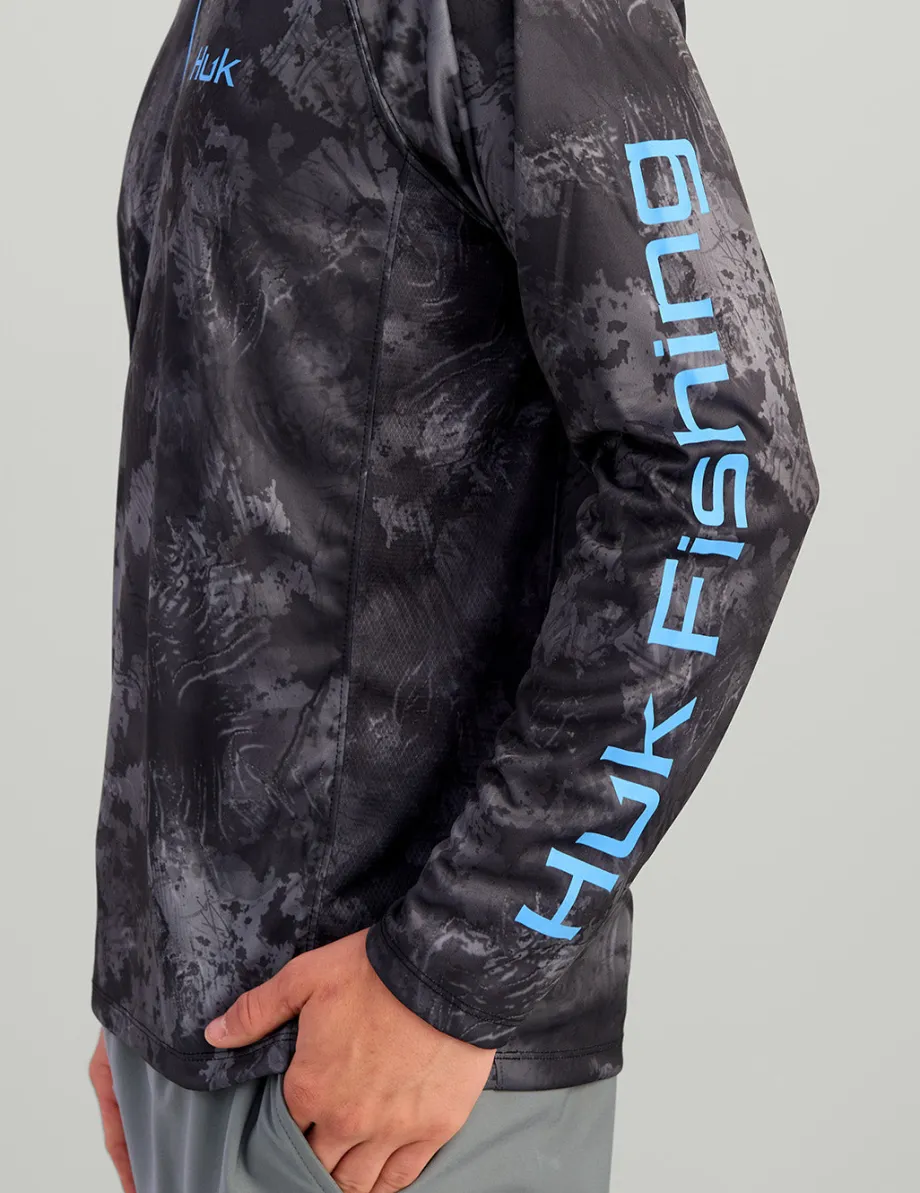 Huk Gear Performance Tops-KC Subphantis 1/4 Zip KC Subphantis Night Vision