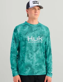 Huk Gear Performance Tops-KC Subphantis Pursuit Performance Crew KC Subphantis Shallows