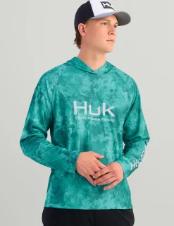 Huk Gear Performance Tops-KC Subphantis Pursuit Performance Hoodie KC Subphantis Shallows
