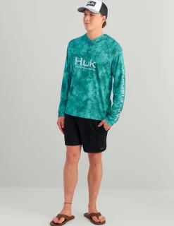 Huk Gear Performance Tops-KC Subphantis Pursuit Performance Hoodie KC Subphantis Shallows