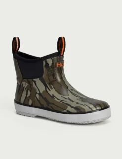 Huk Gear Boots|Rainwear-Kids Bottomland Rogue Wave Boots Mossy Oak Bottomland