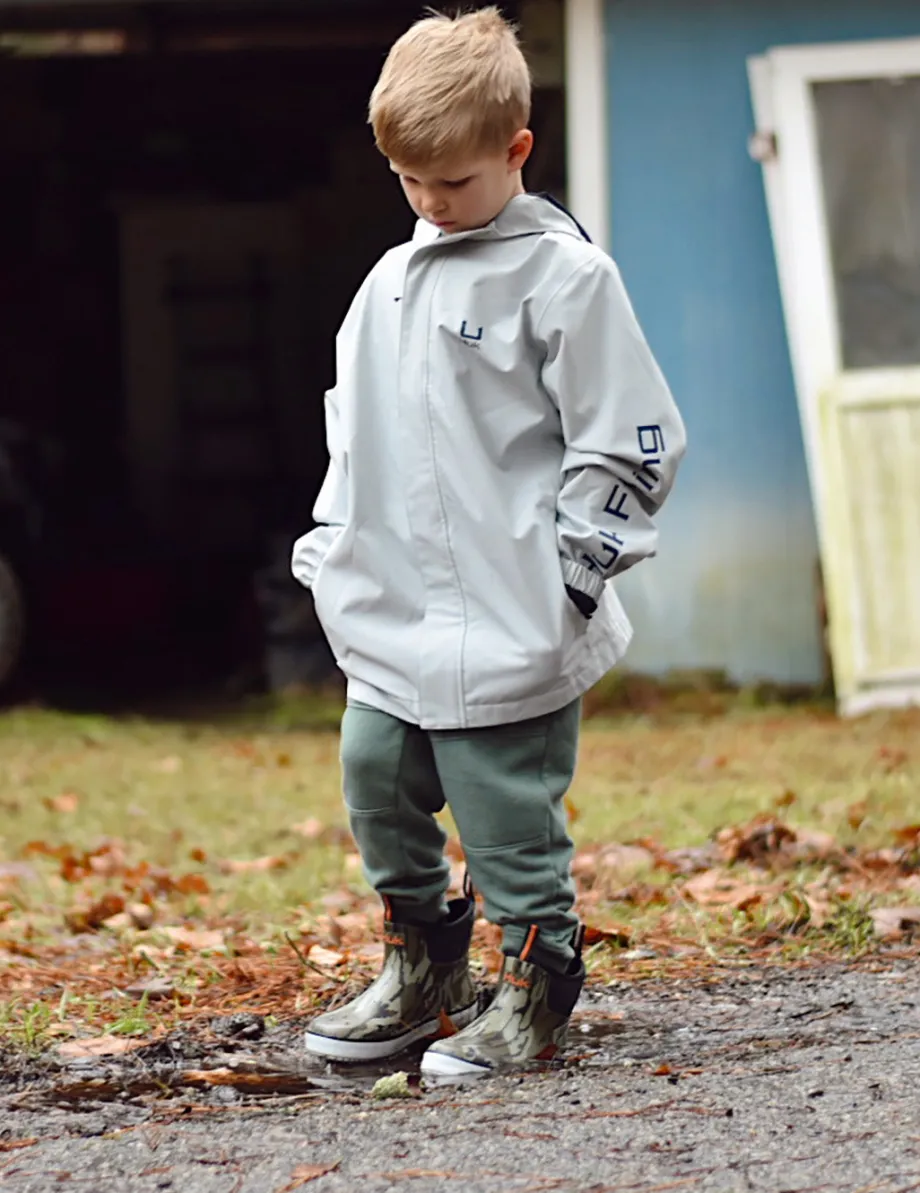 Huk Gear Boots|Rainwear-Kids Bottomland Rogue Wave Boots Mossy Oak Bottomland