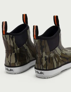 Huk Gear Boots|Rainwear-Kids Bottomland Rogue Wave Boots Mossy Oak Bottomland