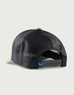 Huk Gear Hats-Kids Circle Patch Trucker Hat Moss