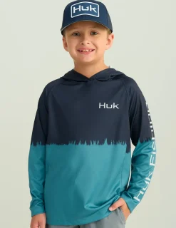 Huk Gear Hats-Kids Classic Logo Trucker Hat Naval Academy