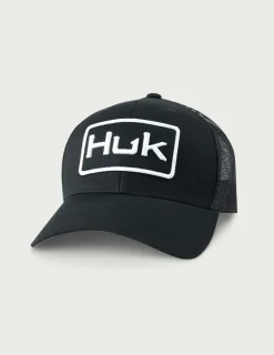 Huk Gear Hats-Kids Classic Logo Trucker Hat Black