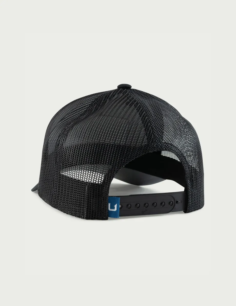 Huk Gear Hats-Kids Classic Logo Trucker Hat Black