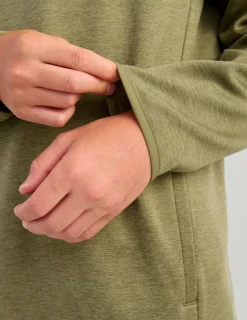 Huk Gear Hoodies & Pullovers|Performance Tops-Kids Coldfront+ 1/4 Zip Overland Heather