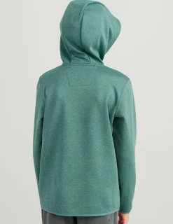 Huk Gear Hoodies & Pullovers|Performance Tops-Kids Coldfront+ Graphic Hoodie North Atlantic Heather
