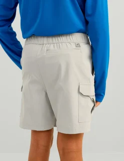 Huk Gear Shorts-Kids Creekbed Cargo Short Harbor Mist