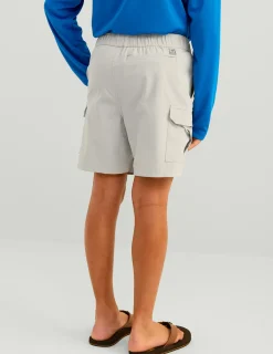 Huk Gear Shorts-Kids Creekbed Cargo Short Harbor Mist