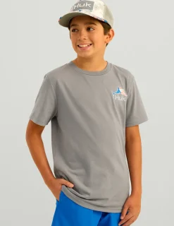 Huk Gear T-Shirts-Kids Fish Huk Tee Night Owl
