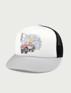 Huk Gear Hats-Kids Foam Trucker Hat Harbor Mist