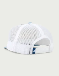 Huk Gear Hats-Kids Foam Trucker Hat Lightning Sky