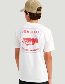 Huk Gear T-Shirts-Kids Huk and Co Tee White