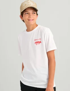 Huk Gear T-Shirts-Kids Huk and Co Tee White