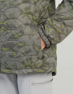 Huk Gear Insulation-Kids Huk Scale Jacket Volcanic Ash Geo Camo