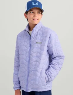 Huk Gear Insulation-Kids Huk Scale Jacket Lightning Sky Geo Camo