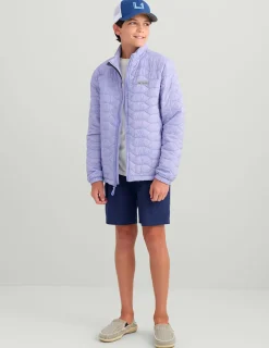 Huk Gear Insulation-Kids Huk Scale Jacket Lightning Sky Geo Camo