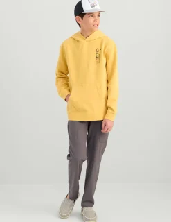 Huk Gear Hoodies & Pullovers-Kids Huk Truck Cotton Hoodie Harvest Wheat