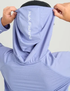 Huk Gear Performance Tops-Kids Icon Performance Hoodie Lightning Sky