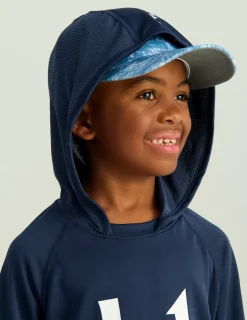 Huk Gear Performance Tops-Kids Icon Performance Hoodie Naval Academy