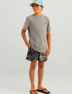 Huk Gear T-Shirts|Performance Tops-Kids KC Badge Series Tee Night Owl