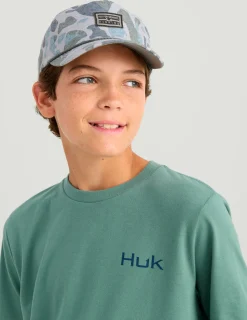 Huk Gear T-Shirts-Kids KC Dolphin Tee North Atlantic