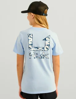 Huk Gear T-Shirts-Kids KC Huk Fill Tee Windsurfer