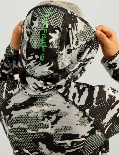 Huk Gear Performance Tops-Kids KC Icon Performance Hoodie KC Black Grazier