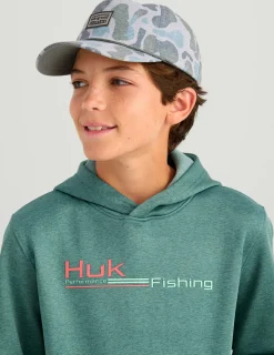Huk Gear Hats-Kids KC Printed Unstructured Hat KC Volcanic Ash Camo