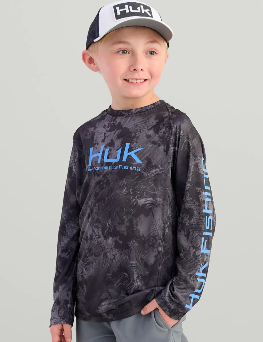 Huk Gear Performance Tops-Kids KC Subphantis Pursuit Performance Crew KC Subphantis Night Vision