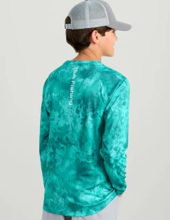 Huk Gear Performance Tops-Kids KC Subphantis Pursuit Performance Crew KC Subphantis Shallows