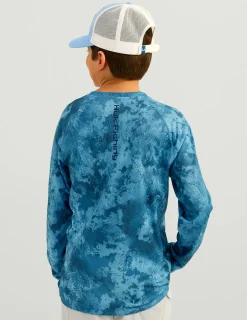 Huk Gear Performance Tops-Kids KC Subphantis Pursuit Performance Crew KC Subphantis Flow