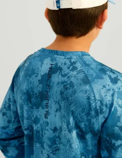 Huk Gear Performance Tops-Kids KC Subphantis Pursuit Performance Crew KC Subphantis Flow