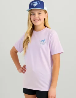 Huk Gear T-Shirts-Kids Lab Patch Tee Orchid Bloom