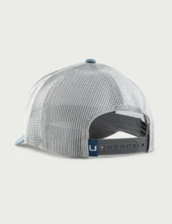 Huk Gear Hats-Kids Lab Patch Trucker Hat Harbor Mist