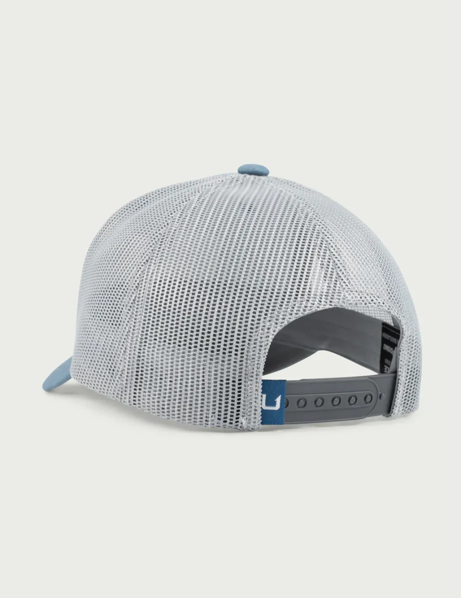 Huk Gear Hats-Kids Lab Patch Trucker Hat Quiet Harbor