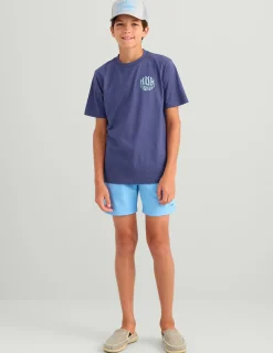 Huk Gear T-Shirts-Kids Outta This World Tee Skipper Blue