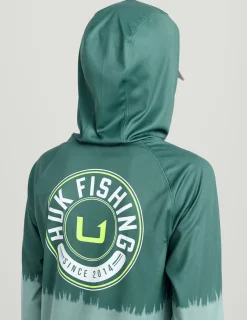 Huk Gear Performance Tops-Kids Pursuit Performance Graphic Hoodie North Atlantic