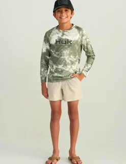 Huk Gear Shorts-Kids Pursuit Short Khaki