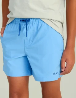Huk Gear Swim-Kids Pursuit Volley Swim Short Marolina Blue